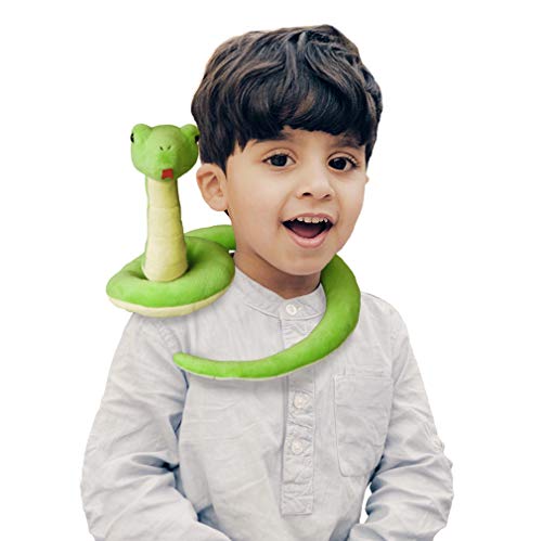 Ice King Bear Lifelike Green Snake Stuffed Animal - Plush Toy (Standing) - Image 4