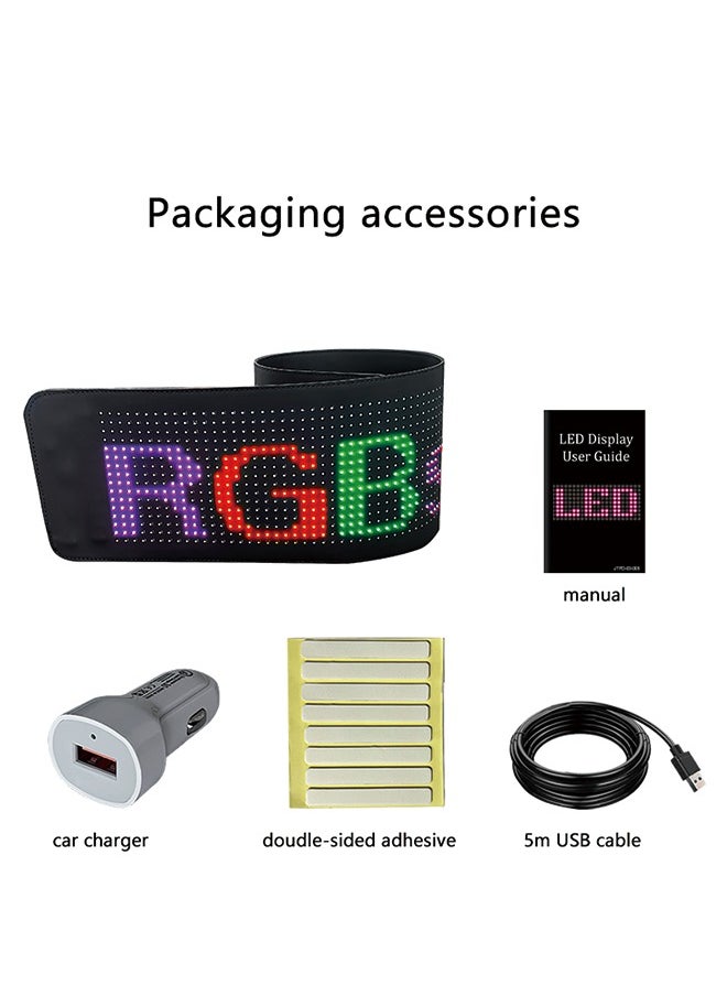 Generic - S1696 LED Flexible Display Screen (672*122mm) for Mobile and Car Rear Window - Image 1