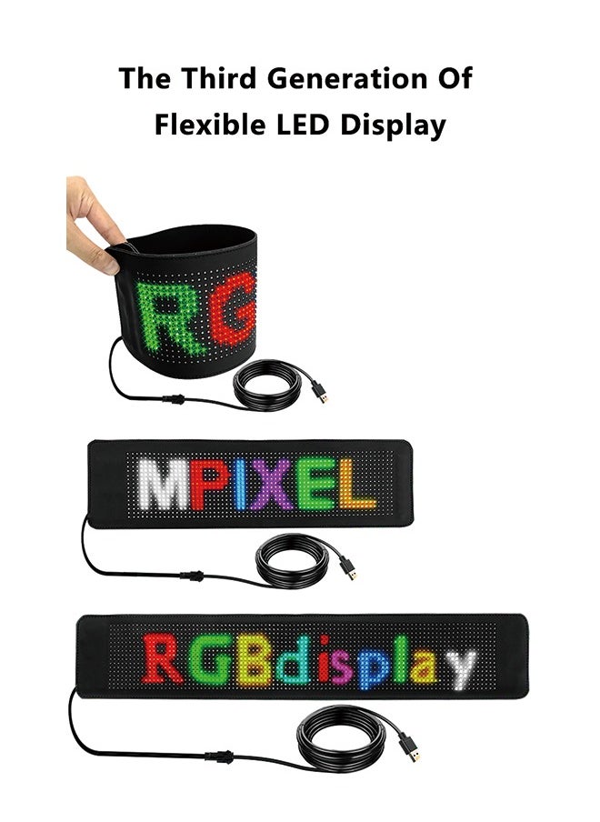 Generic - S1696 LED Flexible Display Screen (672*122mm) for Mobile and Car Rear Window - Image 1