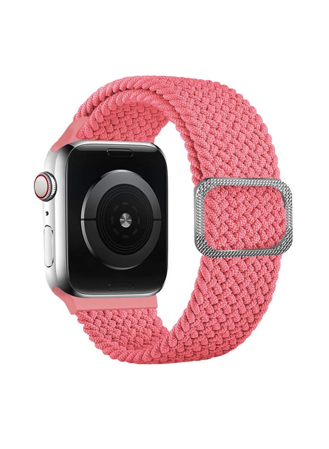 Woven Fabric Band for Apple Watch 38/40/41mm Pink - Image 1
