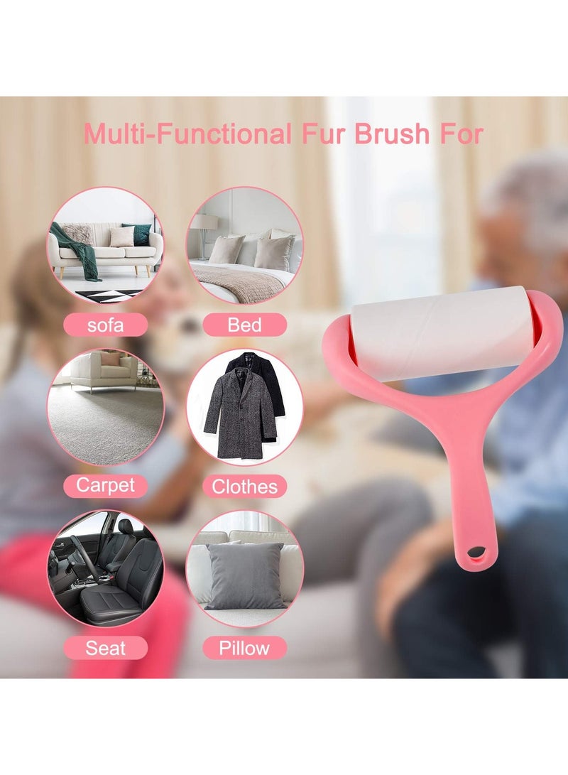 Lint Roller, Super Sticky Pet Hair Remover Kit with 9 Refills, Adhesive Lint Brush for Clothes, Carpet, Car Seats, Dust, Dogs, Cats Assorted - Image 5