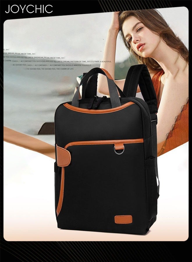 Joychic حقيبة ظهر نسائية متعددة الوظائف للسفر واللابتوب مقاومة للتآكل والغبار مع جيوب تناسب 13 بوصة للعمل والمكتب - Image 1
