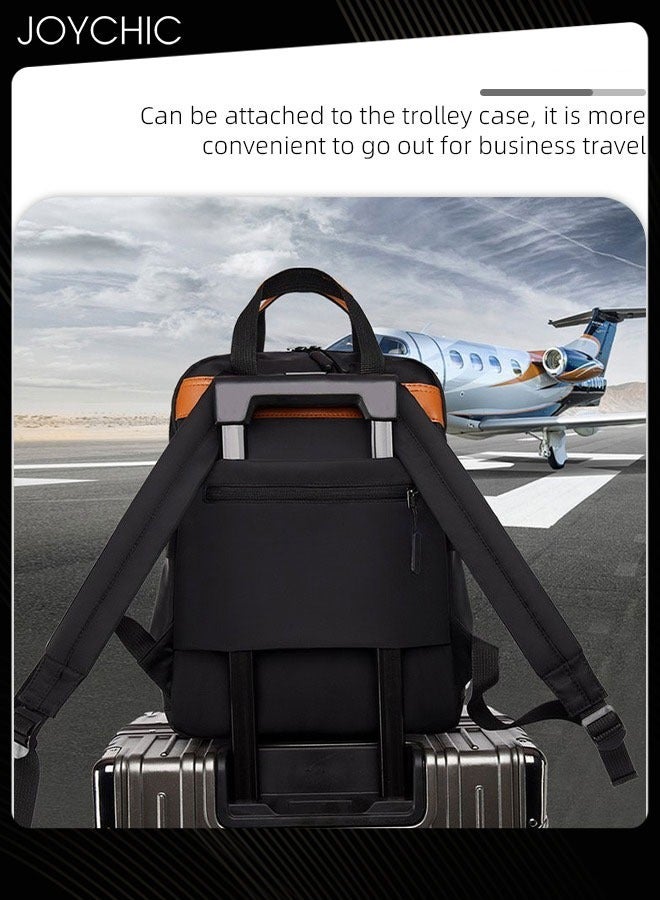 Joychic حقيبة ظهر نسائية متعددة الوظائف للسفر واللابتوب مقاومة للتآكل والغبار مع جيوب تناسب 13 بوصة للعمل والمكتب - Image 3