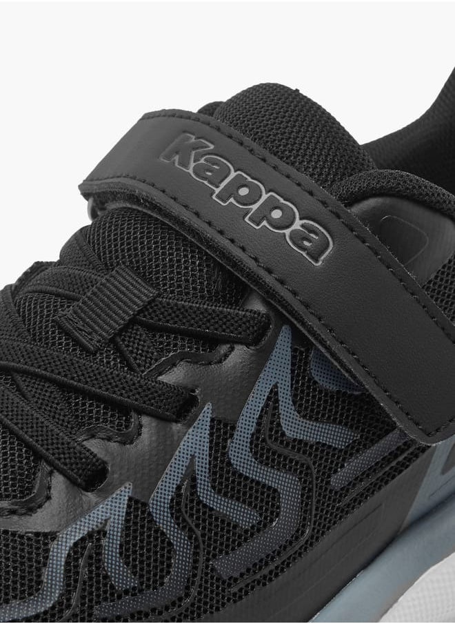 Kappa Boys' Printed Sports Shoes With Hook And Loop Closure  - Image 4