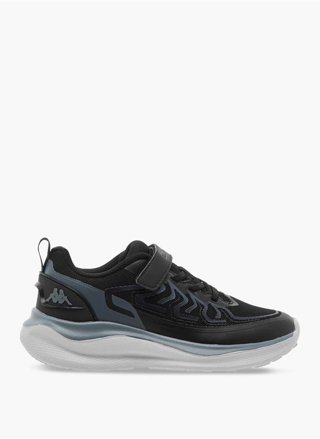 Kappa Boys' Printed Sports Shoes With Hook And Loop Closure  - Image 3