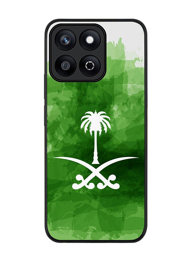 Stylizedd For Honor X7c 4G Case,Slim fit Camera Protection, Shockproof Thin Phone cover  - Saudi Emblem - Image 1