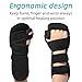 Fanwer Stroke Resting Hand Splint Night Immobilizer Wrist Finger Brace for Flexion Contractures Functional 5 Finger Stabilizer Wrap for Muscle Atrophy Rehab Arthritis Tendonitis Right Medium - Image 4