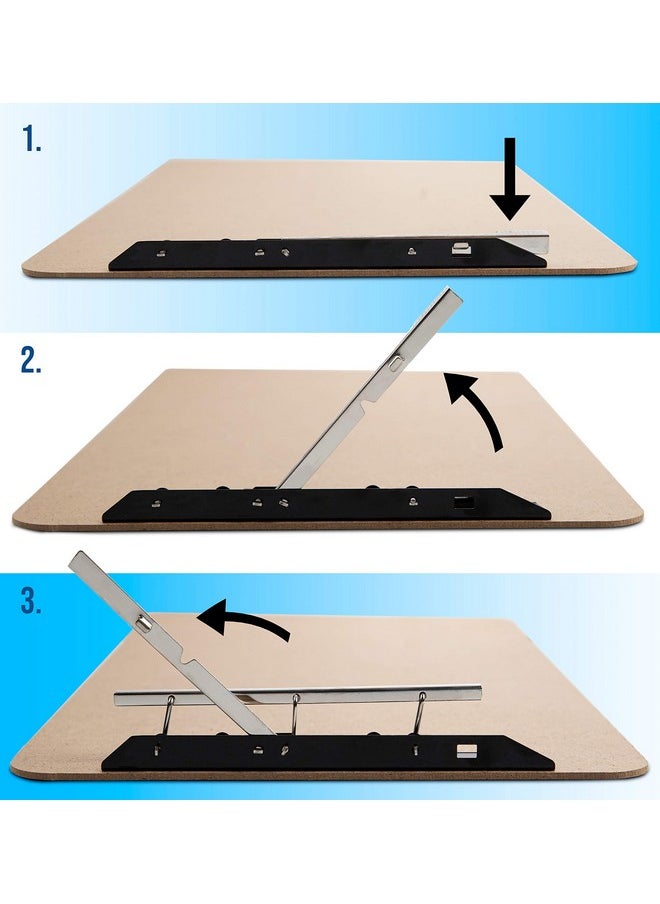 Office Solutions Direct - Extra Large Clipboard Set (3Pc) Larger Than A 11X17 Clipboard Vertical Or Landscape Clipboard Fits 11 X 17 Clipboard Tabloid Paper (Board 11.6X19.5” 2 Inches Longer Than Legal Size Clipboard) - Image 1