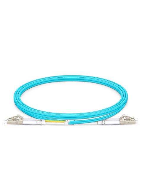 LC UPC/LC UPC Dual LSZH Fiber Patch Cable 2.0MM OM3 2M