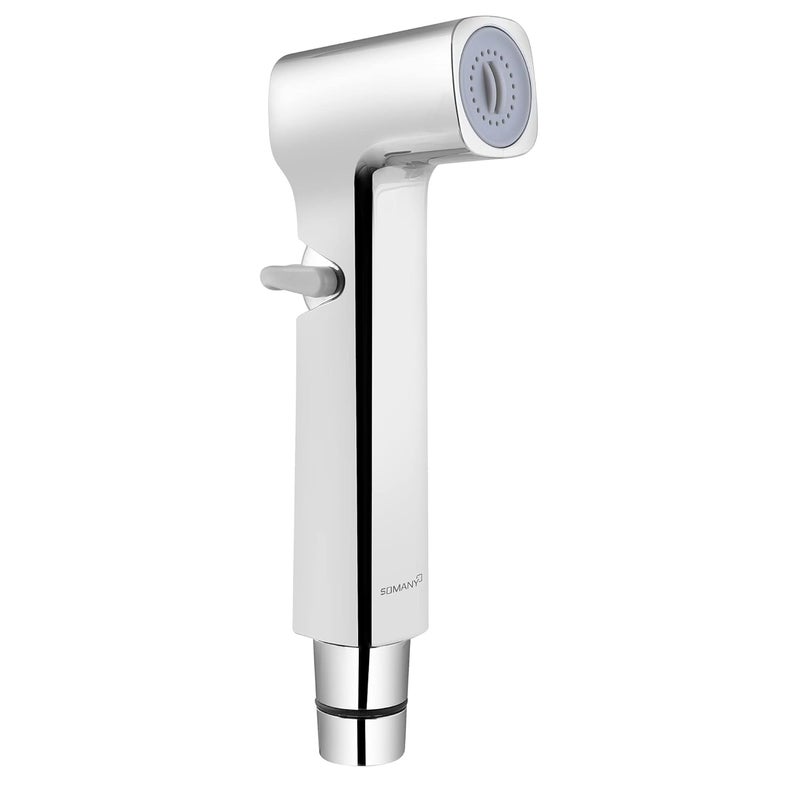 Somany Bathware Somany Sophie Square ABS Health Faucet Jet Spray with 1 Meter SS Tube Wall Hook - Image 1