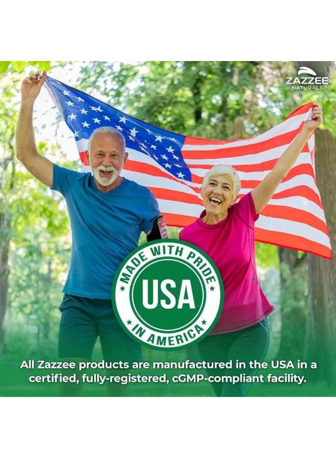 Zazzee Alpha GPC Choline 600 mg per Serving, 75 Count, Vegan, Support for Overall Brain Function, Memory, Focus and Concentration - Image 3