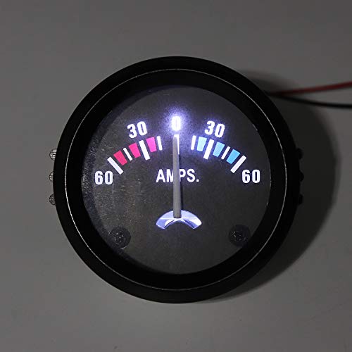 ePathChina مقياس أمبير عالمي 2" 52MM 12V 60-0-60 AMP للسيارة/القارب/الشاحنة/ATV - Image 5