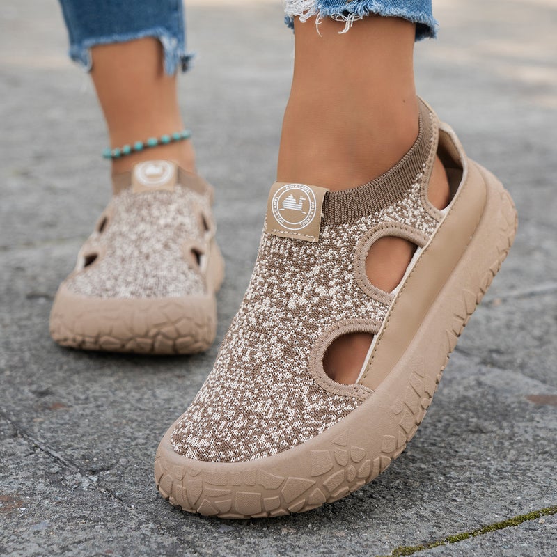 Women's Lightweight Slip-on Knit Casual Sneakers - Image 2