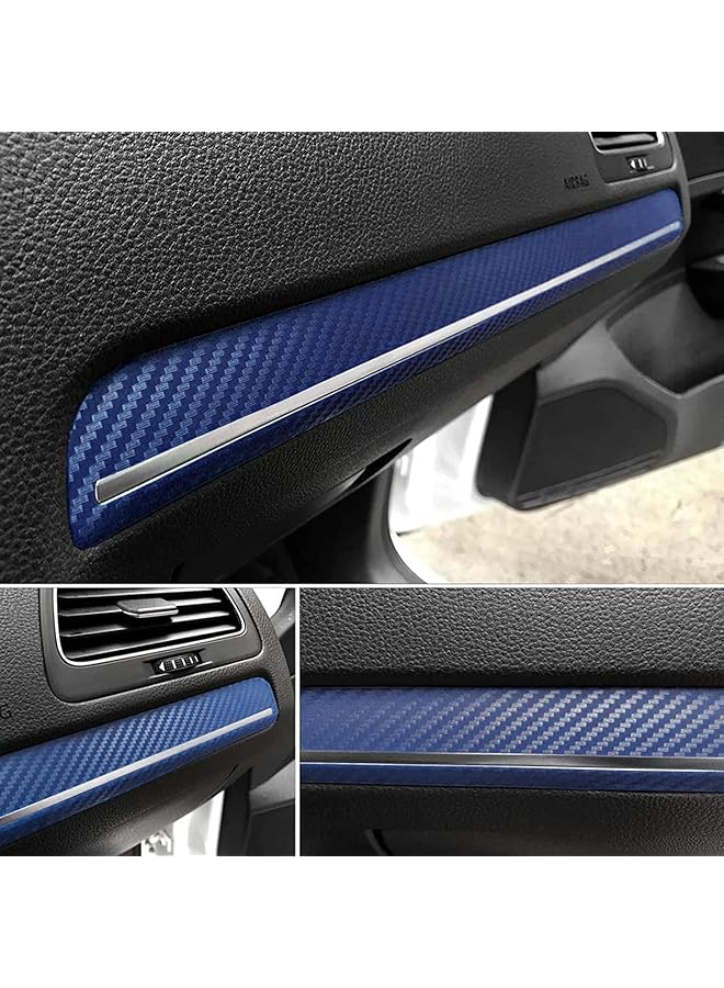 X Spring Carbon Fiber Vinyl Wrap For Cars, 127X30Cm Auto 3D Carbon Fiber Vinyl Wrap Sheet Decoration, Self-Adhesive Roll, Scratch Resistant Diy Car Wraps Film For Auto Body Protection & Decoration - Image 4