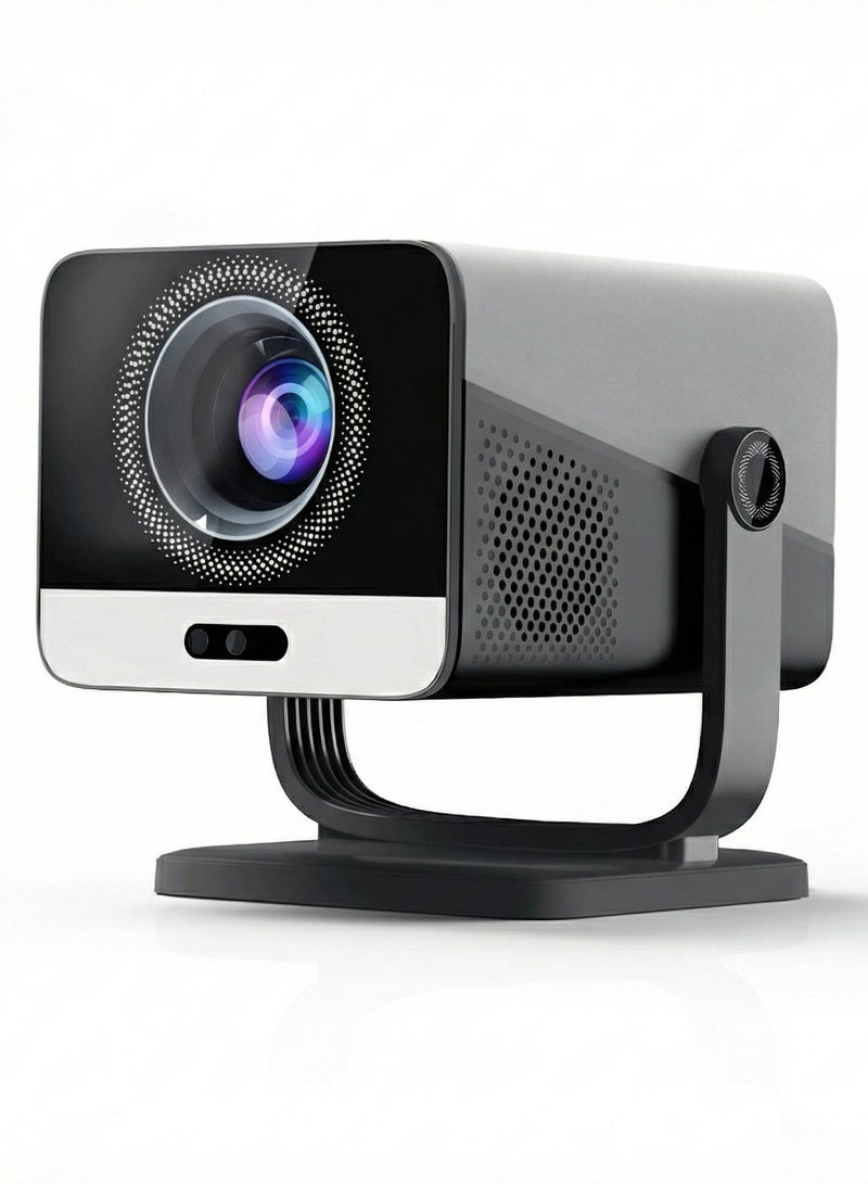 Merlin MC475 Full HD Smart Mini Projector | 1080p Portable Projector with Official Netflix Certification & ChatGPT AI | Wireless Screen Mirroring for iOS & Android | Up to 100” Display, Swivel Design, USB-C Power Bank Support - Image 1