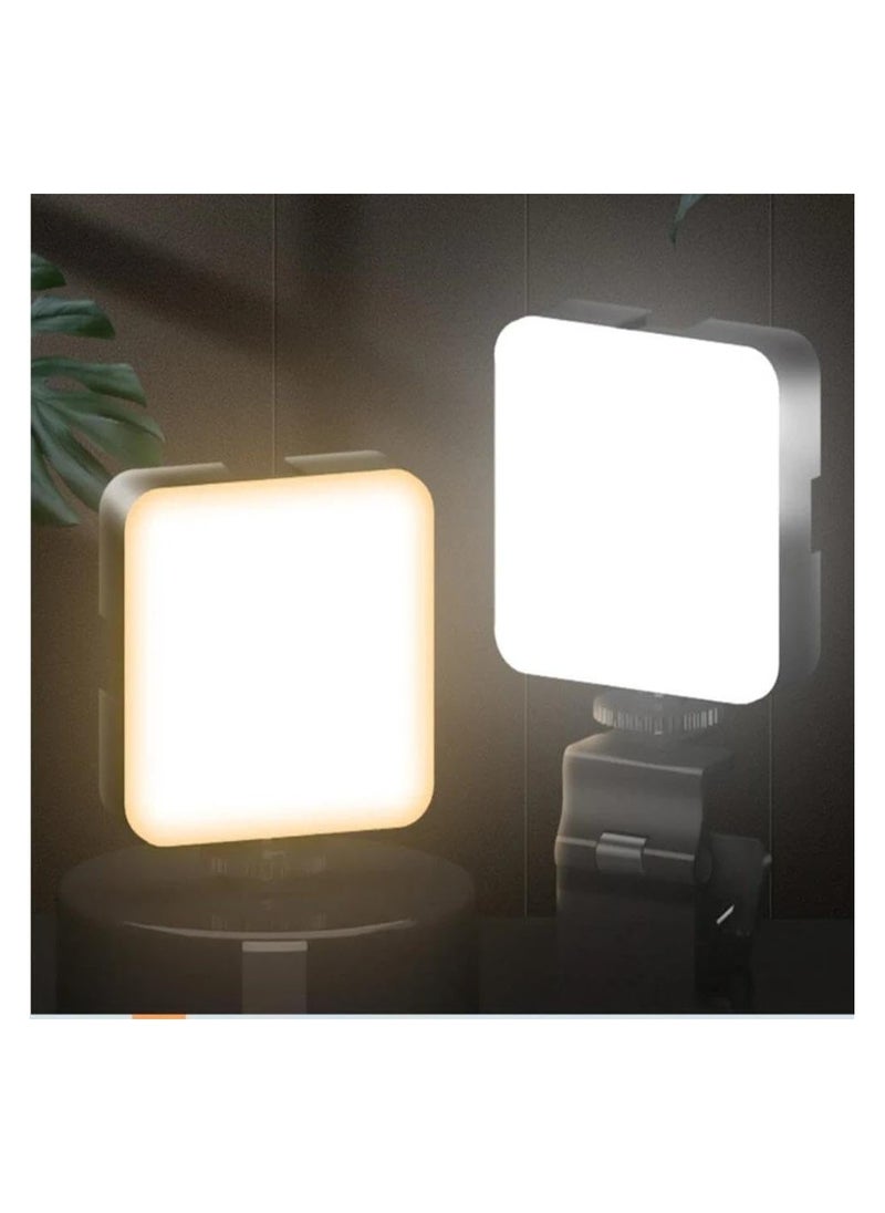 Generic - Dawmi 64 LED Rechargeable Selfie Ring Light – 7 Adjustable Lighting Modes, Portable Clip for iPhone, Android, Laptop, TikTok, Video Calls & Photography - Image 1