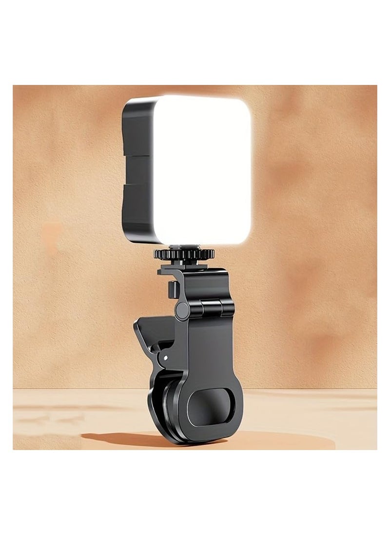 Generic - Dawmi 64 LED Rechargeable Selfie Ring Light – 7 Adjustable Lighting Modes, Portable Clip for iPhone, Android, Laptop, TikTok, Video Calls & Photography - Image 1
