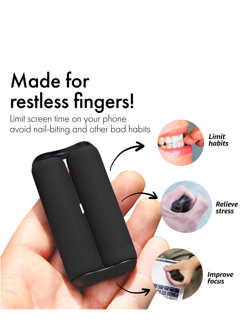 Silent Fidget Toys for Focus & Stress Relief, Palm Massager for Fine Motor Skills Development, Quiet Sensory Toy for Small Hands, Durable & Ideal for Easing Skin & Nail Picking.