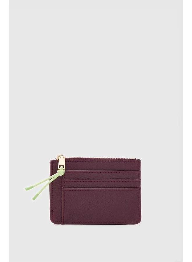 Shule Bags  Soho Women's Cardholder Burgundy. for Women | Best Price UAE