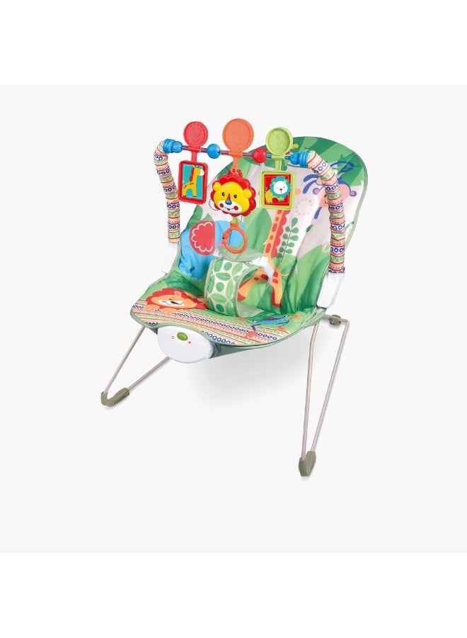 Tiibaby 68175 Musical Baby Bouncer, 0-12 Months - Image 1