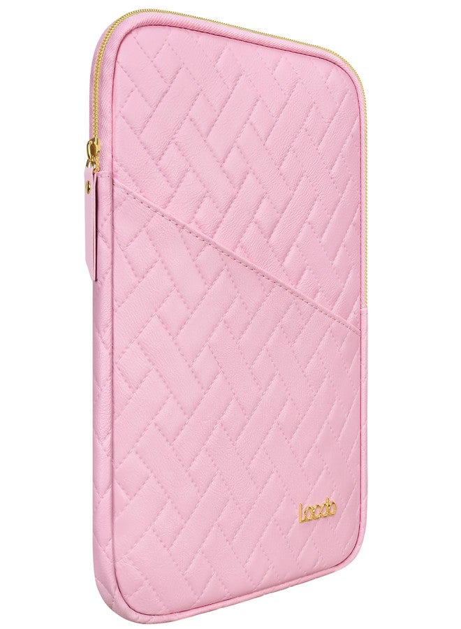 Lacdo Tablet Sleeve Case for 11 inch iPad A16 / 11 Inch iPad Pro M5 M4 / 11 inch iPad Air M3 M2 / 10.9" iPad / 10.2" iPad /10.9" ipad Air, Samsung Galaxy Tab A9+ Bag, Fit Magic Keyboard, Sakura Pink - Image 1