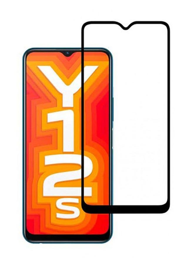 vesus Tempered Glass Screen Protector For Vivo Y12S Black