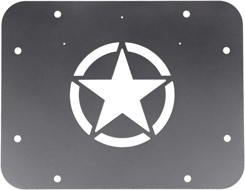 BESTAOO Spare Tire Delete Plate for Jeep JK Wrangler & Unlimited 2007-2017 - Star Design - Image 4