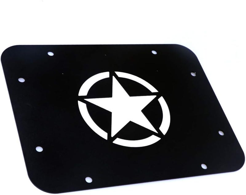 BESTAOO Spare Tire Delete Plate for Jeep JK Wrangler & Unlimited 2007-2017 - Star Design - Image 5