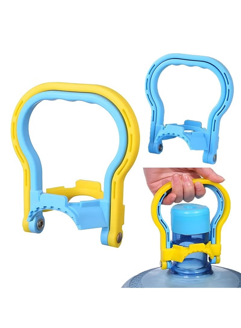Bukela Drinking Water Bottle Handle, 2 PCS Purified Drinking Water Jug Caps Carrier, 5 Gallon Water Bottle Handle, Lift Labor Energy Saving Ergonomic Grip Handle Carrier, Non-slip Holder Lifter - Image 1