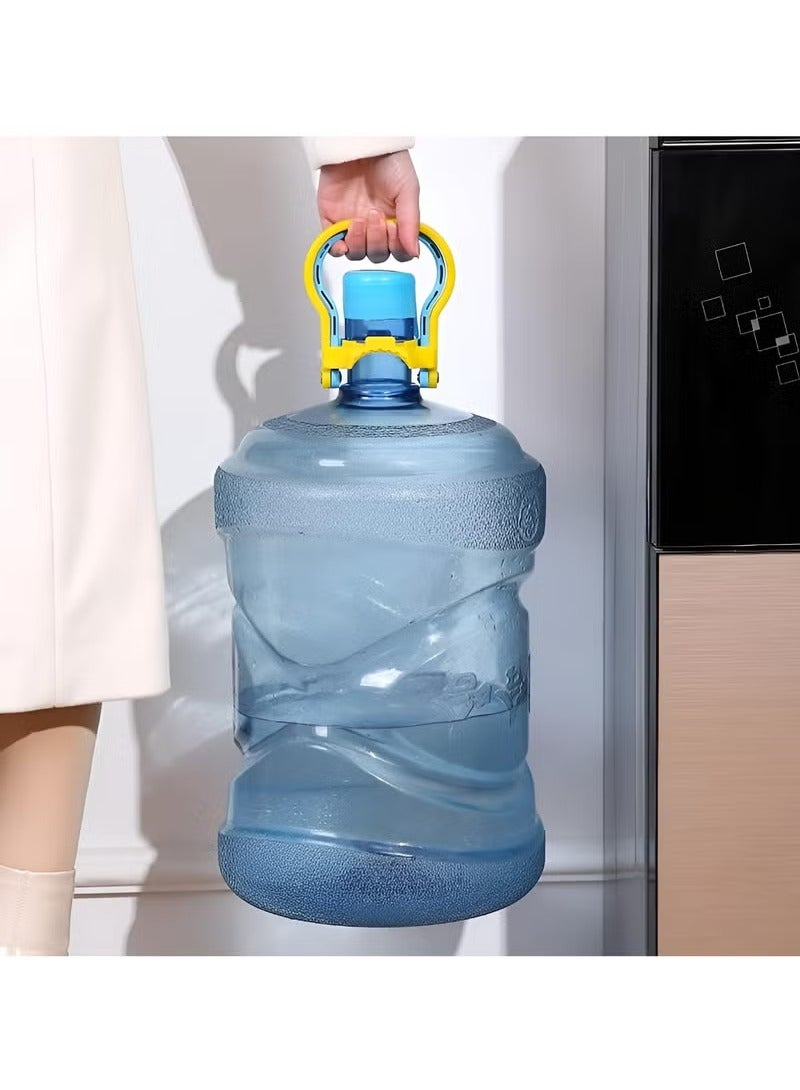Bukela Drinking Water Bottle Handle, 2 PCS Purified Drinking Water Jug Caps Carrier, 5 Gallon Water Bottle Handle, Lift Labor Energy Saving Ergonomic Grip Handle Carrier, Non-slip Holder Lifter - Image 3