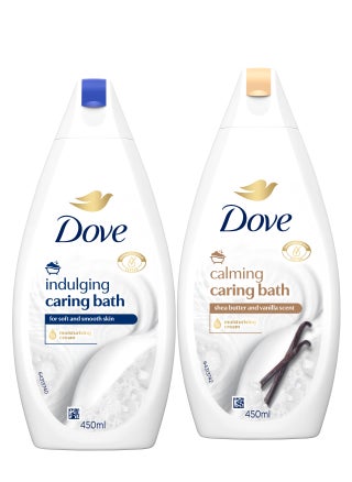Set Of 2 Dove Calming Caring Bath Soak 450 ml Mix With Dove Indulging Cream Bath Soak 450 ml - pzsku/Z63BC58E2FDEAD7EC10A1Z/45/1749035715/34c98552-1e75-4774-b926-94e5e9c5237e