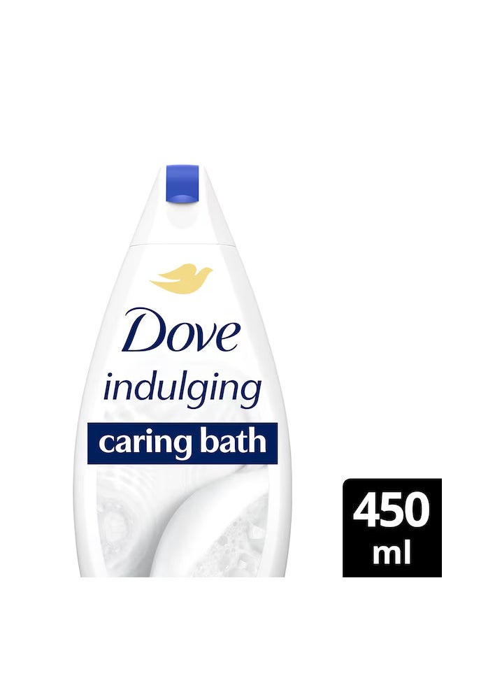 Dove Set Of 2 Dove Calming Caring Bath Soak 450 ml Mix With Dove Indulging Cream Bath Soak 450 ml  - Image 3