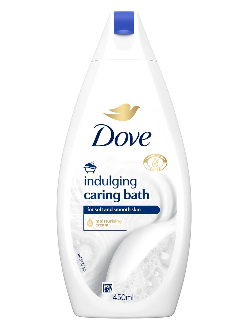 Dove Set Of 2 Dove Calming Caring Bath Soak 450 ml Mix With Dove Indulging Cream Bath Soak 450 ml  - Image 2