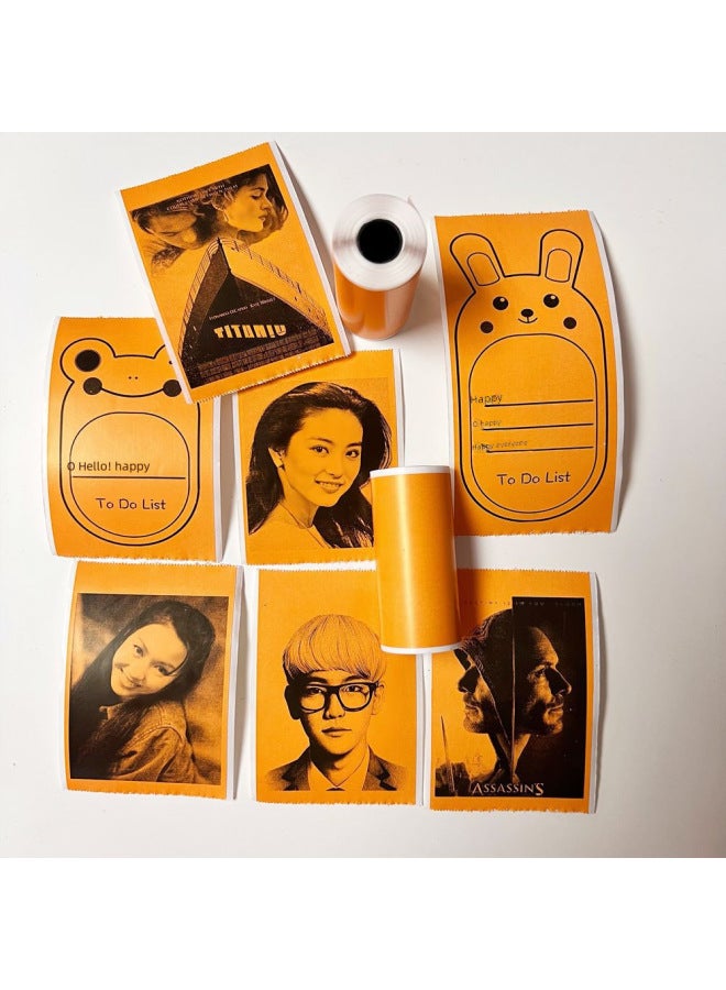 Color Adhesive Sticker Mini Wrong Question Printer Children's Camera Label Paper Paste Thermal Paper - Image 4
