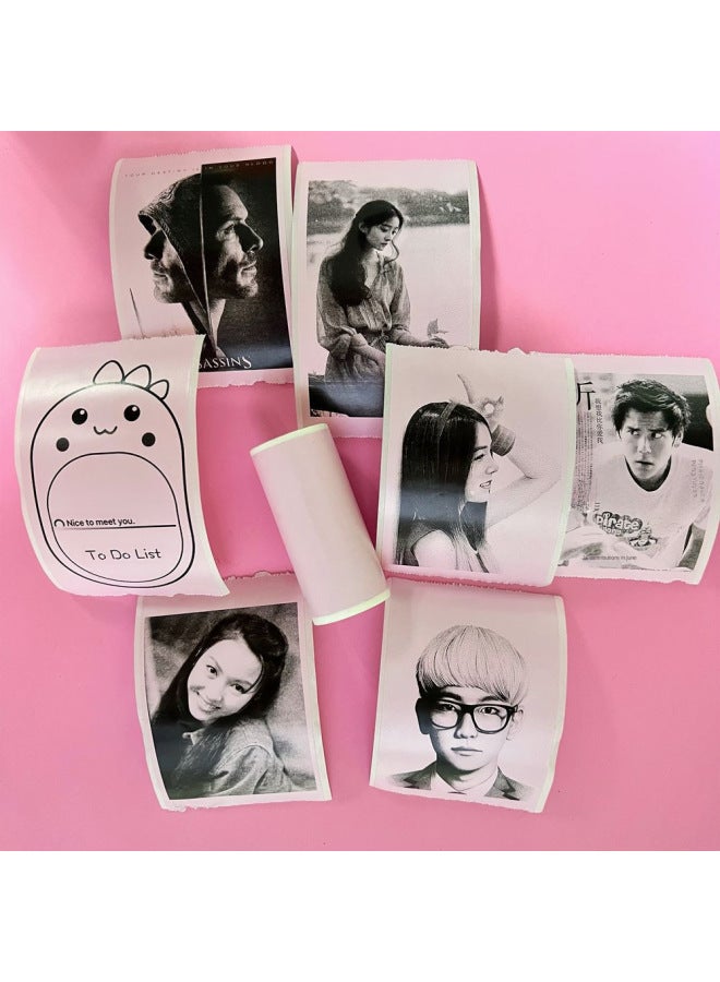 Color Adhesive Sticker Mini Wrong Question Printer Children's Camera Label Paper Paste Thermal Paper - Image 3