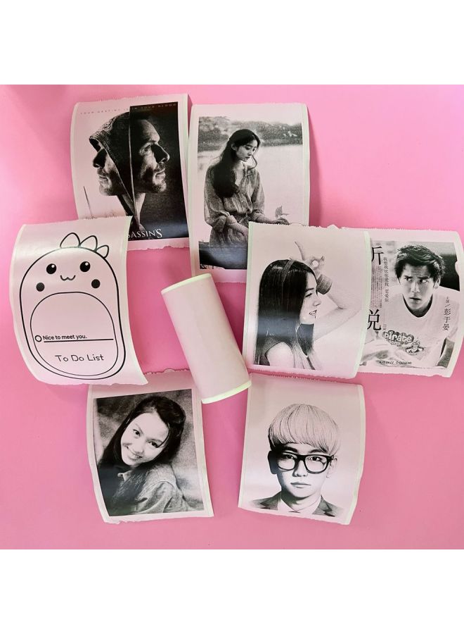 Color Adhesive Sticker Mini Wrong Question Printer Children's Camera Label Paper Paste Thermal Paper - Image 1