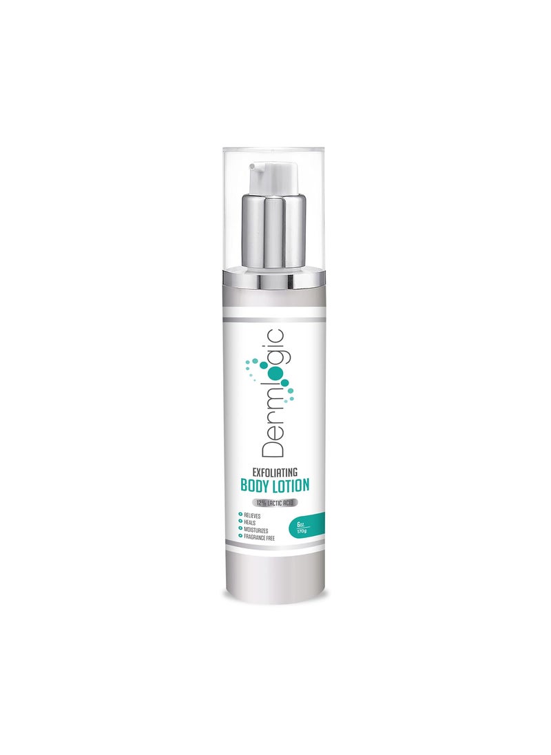 Dermlogic Keratosis Pilaris Treatment Get Rid of KP Bumps  Body Acne 12 Lactic Acid Lotion Moisturizing Repair Cream Smooths Rough Dry Cracked Bumpy Skin  Redness 