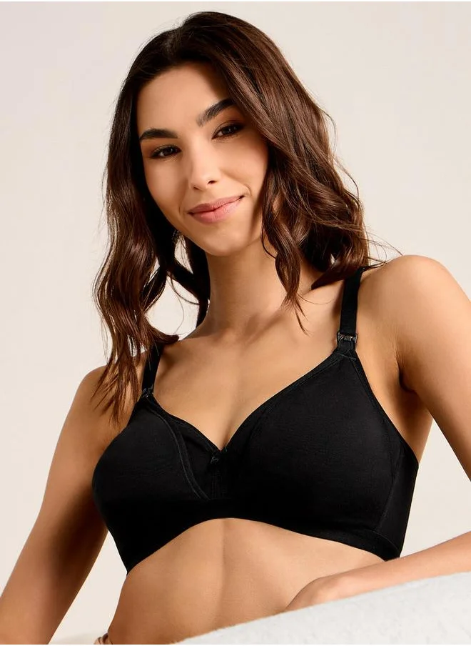FAV Bow Detail Nursing Bra with Adjustable Straps
