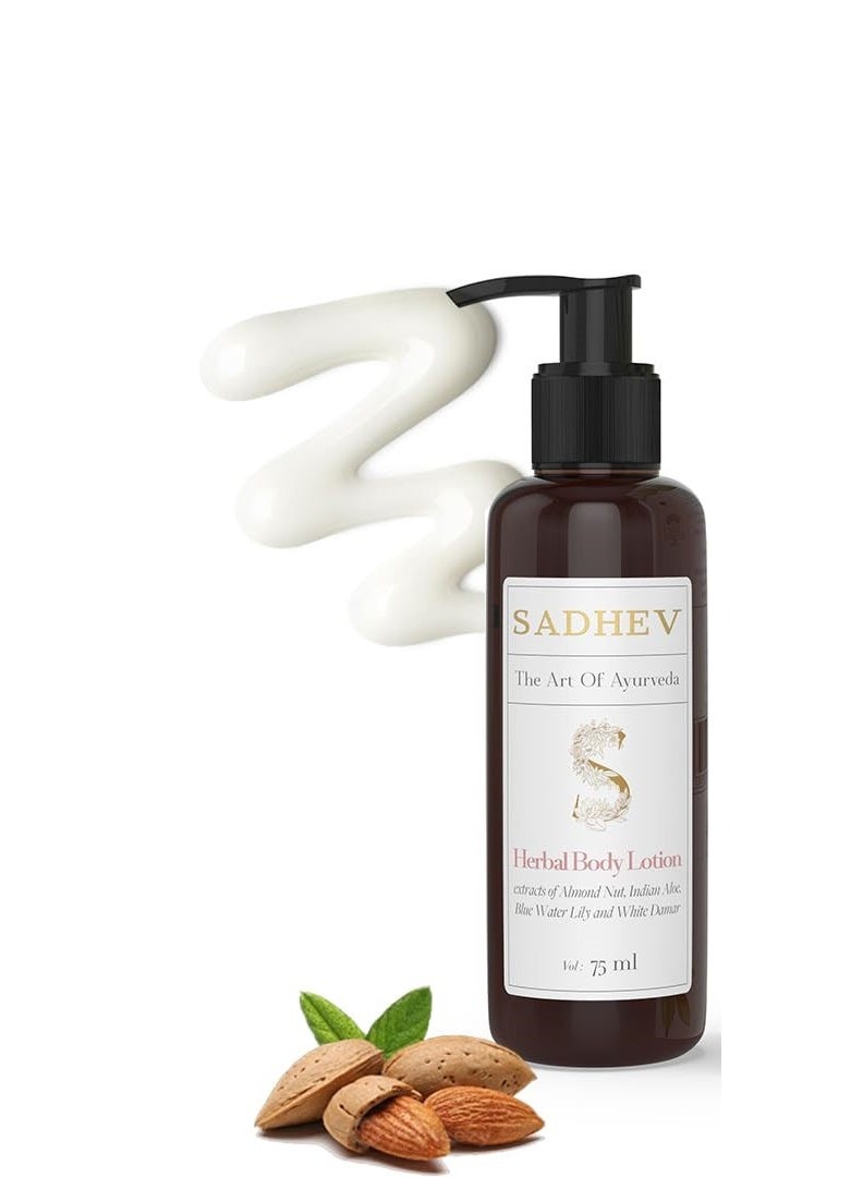Sadhev Herbal Body Lotion - 75ml - Image 2
