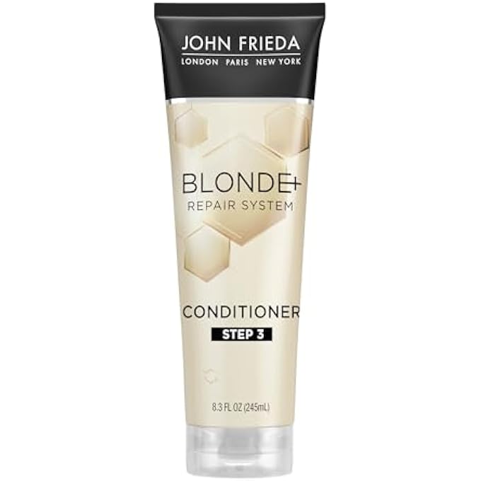 John Frieda BLONDE+ HAIR REPAIR SYSTEM CONDITIONER, BOND REPAIR, CONDITIONER FOR DAMAGED HAIR, 8.3 OZ - Image 2