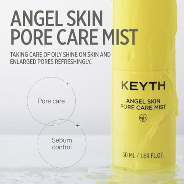 KEYTH ANGEL SKIN PORE CARE MIST (50ML, 1.69 FL.OZ.) / Sebum Control, Pore Tightening, Wrinkle Improvement, Avocado Esters, Orthosiphon Stamineus Extract - Image 3