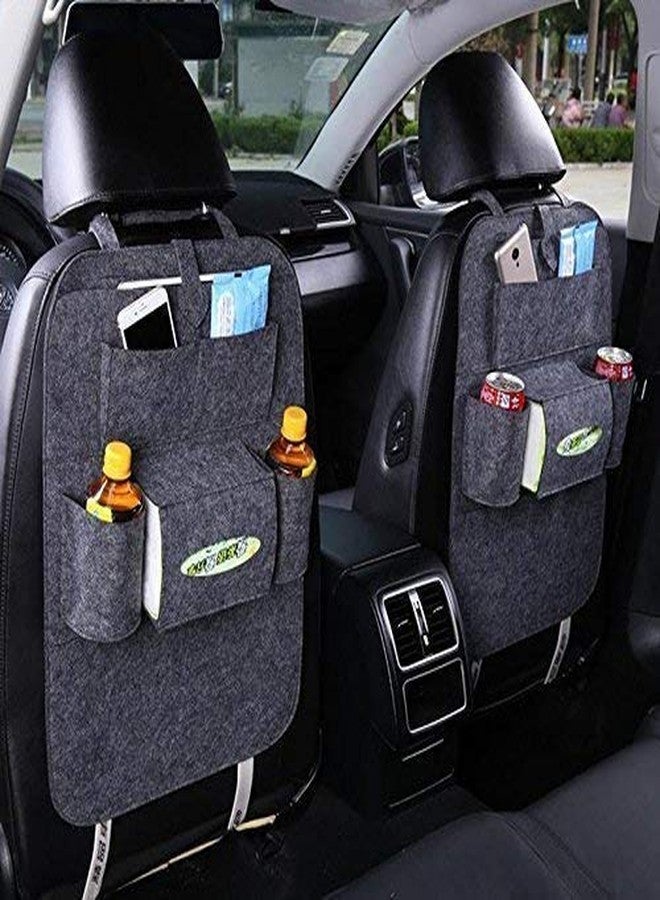 LEEHELTON Car Back Seat Organizer – Hanging Storage Bag with Pockets for Phone, Toys, Bottles, Snacks | Headrest Organizer for Travel & Daily Commute (7 Pockets Car Back Seat Storage Bag) - Image 3