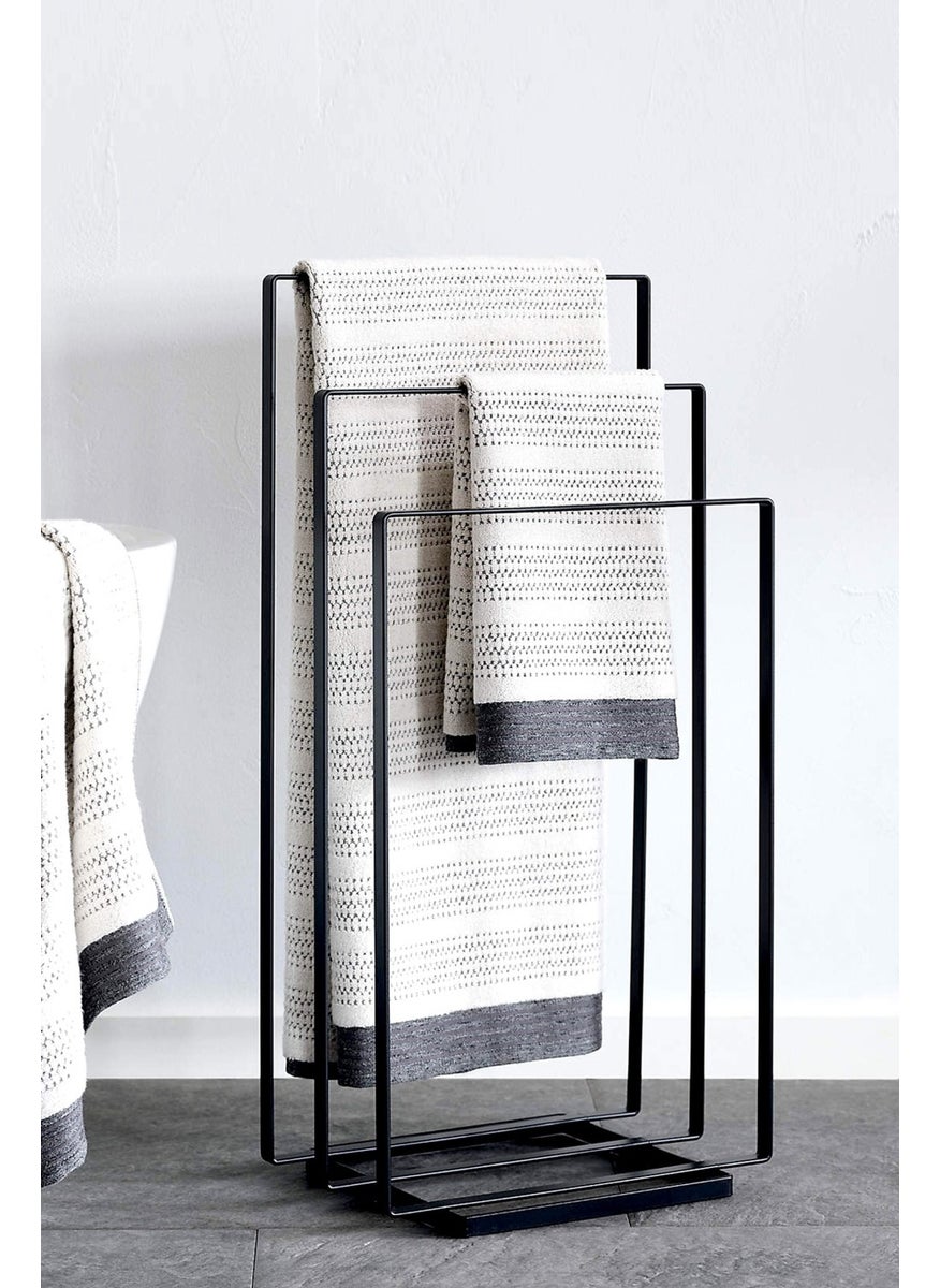 3Art Metal Decorative Metal Footed Hanger - Set of Three Footed Towel Rack - Bathroom Hanger - Mute Uşak  - Image 1