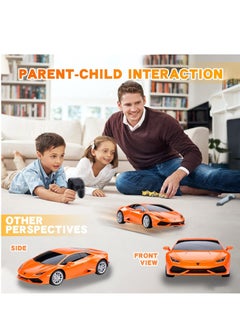 RASTAR 1:24 Scale Official Licensed Lamborghini HURACÁN LP610-4 Electric Remote Control Sport Racing Hobby Toy Car, RC Car Model Vehicle Gift for Boys, Girls, Teens and Adults - Orange  - Image 3