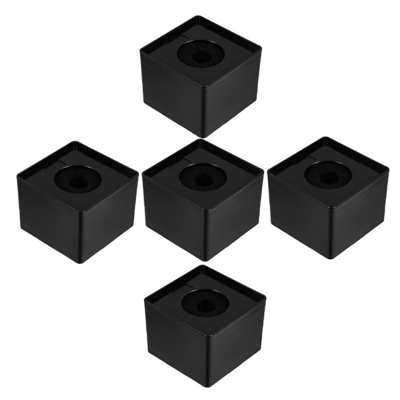 5 Pcs Square Cube Microphone Flags Portable Mic Flag Stations for Interview Hosts Reporters - Image 2