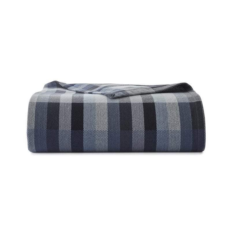 Eddie Bauer Eddie Bauer  King Blanket Cozy Cotton Bedding Home Decor for All Seasons Windsor Blue King 