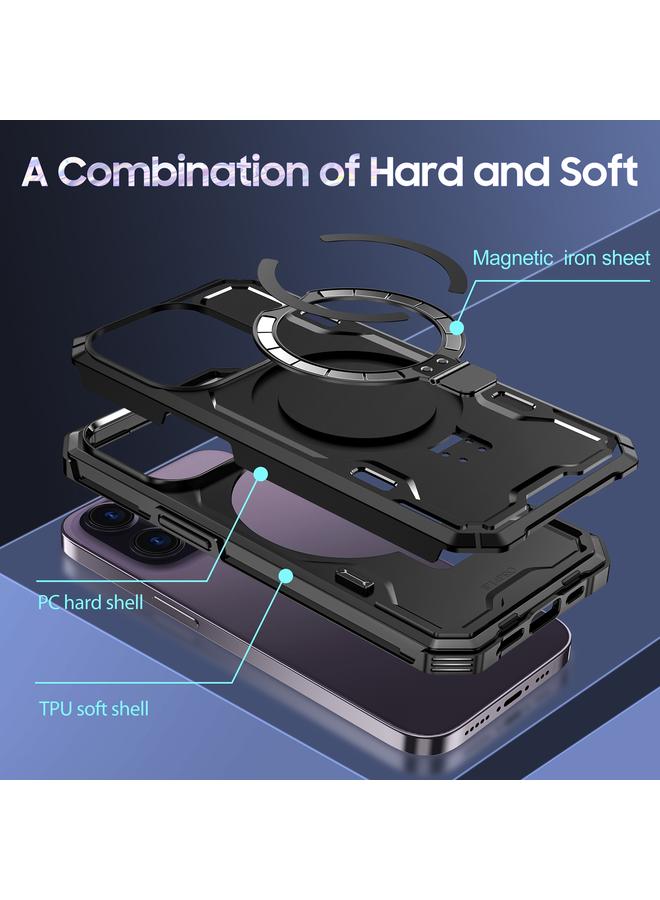 اس-توب جراب لهاتف iPhone 13 Pro Max Patronus MagSafe حامل مغناطيسي للهاتف - Image 5