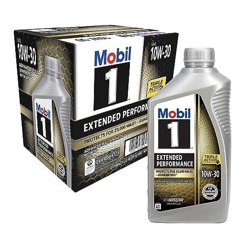 Mobil 1 Extended Performance Full Synthetic Motor Oil 10W-30, 1 Quart (6-pack) - Image 1