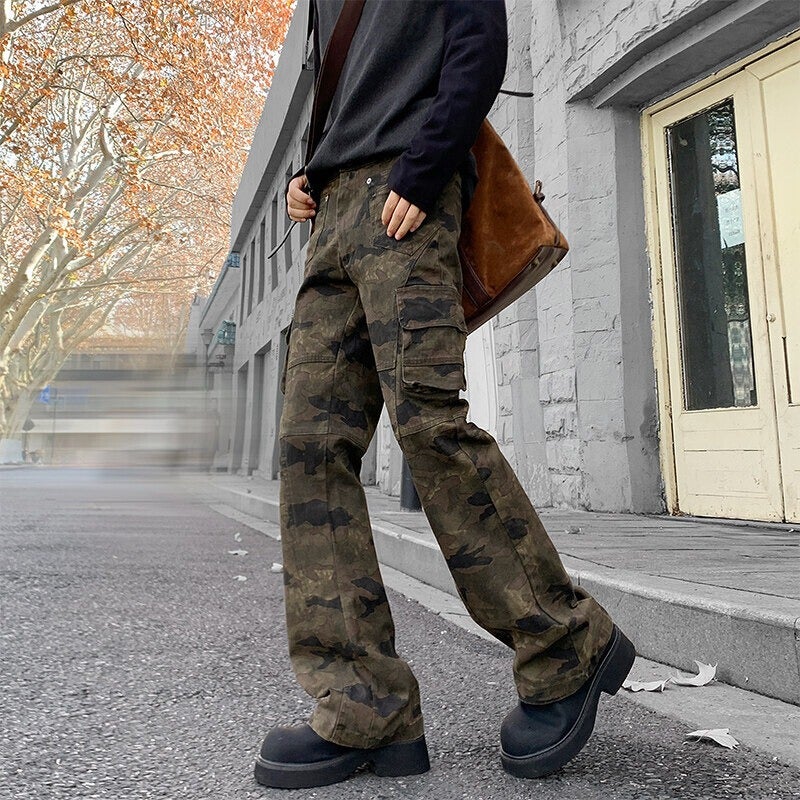 Unisex Classic Denim Jeans Loose Fit Daily Outdoor Wear - Image 5