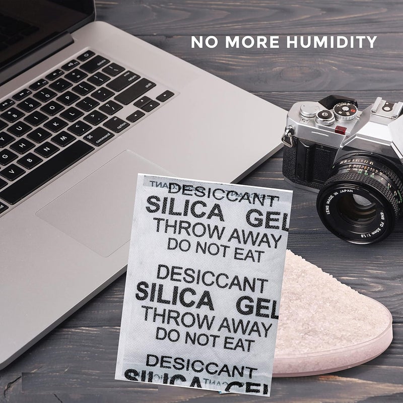 Elysian Silica Gel Desiccant Moisture Absorber Packet for LensesPhone Cameras Electronic 250 Gram White Each 50 Gram Pouch - Image 5
